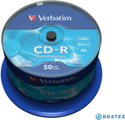 Płyty verbatim CD-R 52x 700MB cake 50 szt