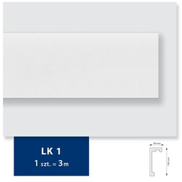 Listwa karniszowa 300 x 10 x 4 cm