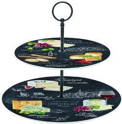 PORCELANOWA ETAŻERKA DO PRZEKĄSEK - LA FROMAGERIE (995