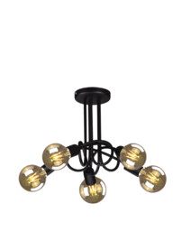 Lampa wisząca K-3621, lampa sufitowa loftowa, industrialny żyrandol