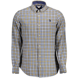 MĘSKA KOSZULKA POLO Z DŁUGIM RĘKAWEM NIEBIESKA