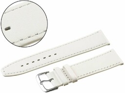 Pasek Pacific W01 uniwersalny 20 mm skórzany BIAŁY