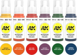 Zestaw farb AK - Intense colors set