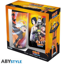 Zestaw podarunkowy Naruto - Heroes (kubek podróżny, notatnik)