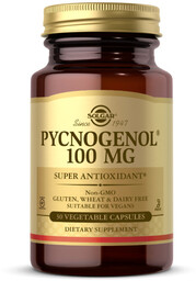 Suplement diety, Solgar, Pycnogenol 100 mg, 30 kaps.