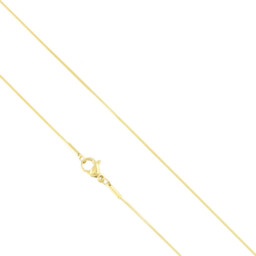 Łańcuszek złoty damski splot linka delikatny 45 cm