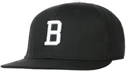 Czapka Snapback Letter B, czarny, One Size