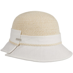Kapelusz Tekstylny Tiamina by Seeberger, biały, One Size