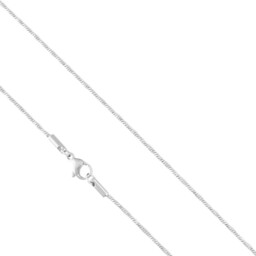 Łańcuszek srebrny damski splot linka delikatny 45 cm