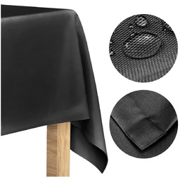Obrus 120x220 Plamoodporny Klasyczny Elegant Czerń