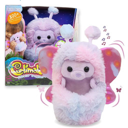 Bella Motyl Tęczowy Jeżyk Curlimals Plusz Interaktywny Maskotka