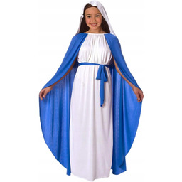 Dziecięcy kostium Maryi na jasełka i Boże Narodzenie