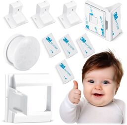 Magnetyczne zabezpieczenie szafek, Ricokids, 4 szt