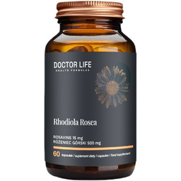 DOCTOR LIFE Rhodiola Rosea ekstrakt z korzenia Różeńca