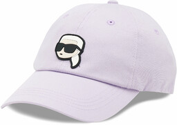Czapka z daszkiem KARL LAGERFELD 230W3401 Fioletowy