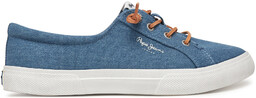 Sneakersy Pepe Jeans Kenton Denim PLS31602 Niebieski