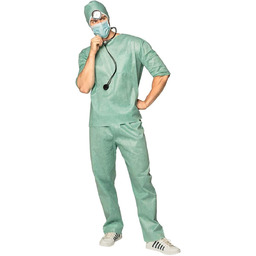 Boland 83887 - kostium Doktora, rozmiar M/L, czapka,