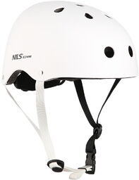 Kask ochronny biały NILS EXTREME MTW001 do rolek,