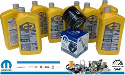 Olej Pennzoil 0W40 oraz oryginalny filtr MOPAR RAM