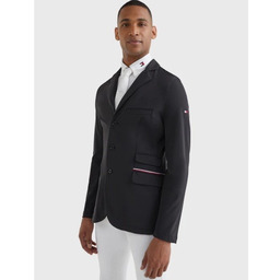 Męska Kurtka Pokazowa Czarna Jeździecka Tommy Hilfiger Czarna