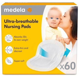 Medela 5881 WKŁADKI LAKTACYJNE ODDYCHAJĄCE 60SZT