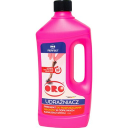 Preparat do rozpuszczania włosów w odpływach kanalizacyjnych ORO