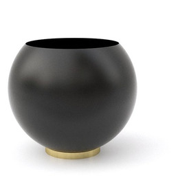 Aytm GLOBE Donica do Kwiatów 30 cm Czarna