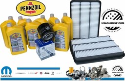 Olej Pennzoil 0W40 + filty oleju powietrza oleju
