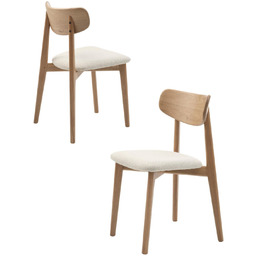 Krzesło do jadalni Elim (30002), drewniane, kremowe