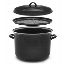 Garnek emaliowany powidlak 30cm 15L domowe wyroby pasteryzowania