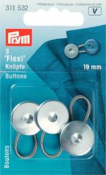 Prym - Prym Srebro (19mm) Flexi Guziki