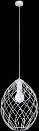 Lampa wisząca K-4792 Piers White, o owalnym kształcie,