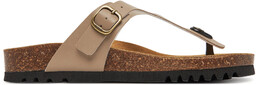 Japonki Scholl Nicole F32175 Brązowy
