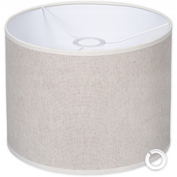 abażur Lniany na lampę 30 cm