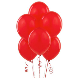 Balony lateksowe pastelowe czerwone - duże - 100