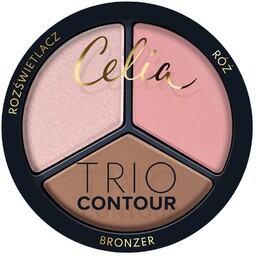 Trio Contour zestaw do konturowania twarzy w pudrze