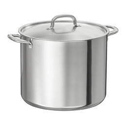 Garnek Tradycyjny Stal Nierdzewna Z Pokrywką 15 L