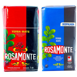 Yerba Mate Rosamonte Elaborada 1kg + Despalada 1kg