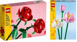 LEGO ICONS RÓŻE 40460 + LEGO ICONS 40647
