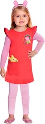Amscan 9908441 sukienka peppa Halloween kostium 12-24 miesiące
