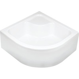 Brodzik DEEP półokrągły akrylowy gł.25 cm ze stelażem