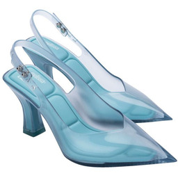 Melissa Slingback Heel + Larroude Ad Blue Szpilki