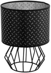 Lumes Czarna druciana lampa stołowa - S622-Priam