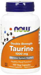 NOW Double Strength Taurine 1000mg 100vegcaps