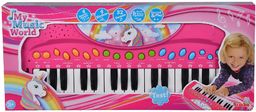 Simba 106832445 - My Music World jednorożec Keyboard,