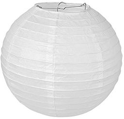 Pajoma Papierowa latarnia, lampion biały, 1 sztuka,