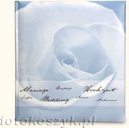 Album ślubny Henzo Fortune Niebieski (tradycyjny 60 białych