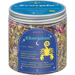 Herbata Zodiakalna SKORPION herbaciany susz napar ziołowa mieszanka
