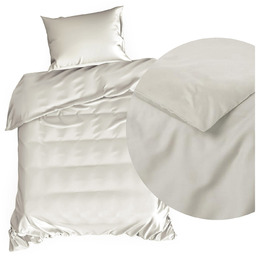 Pościel 140 x 200 2cz Satynova Nova3 Kremowy