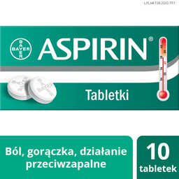 ASPIRIN 500 mg 10 tabletek